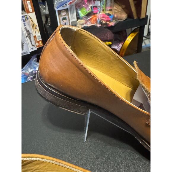 To Boot New York Adam Derrick Cognac Slip-on Loafers Men’s 11 Made in Italy